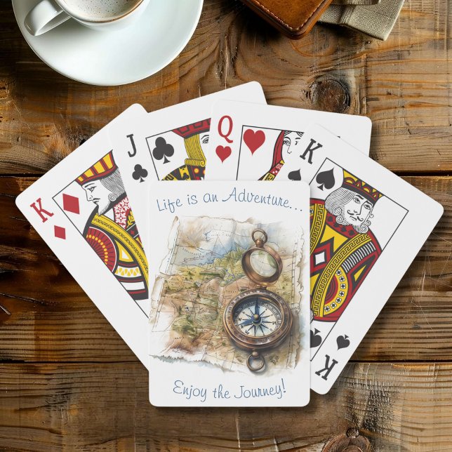 Das Leben ist ein Abenteuer Spielkarten (Von Creator hochgeladen)