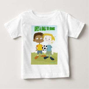 Das Leben ist ein Ball Baby T-shirt