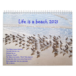 Das Leben ist ein Beach Calandar 2020 Kalender