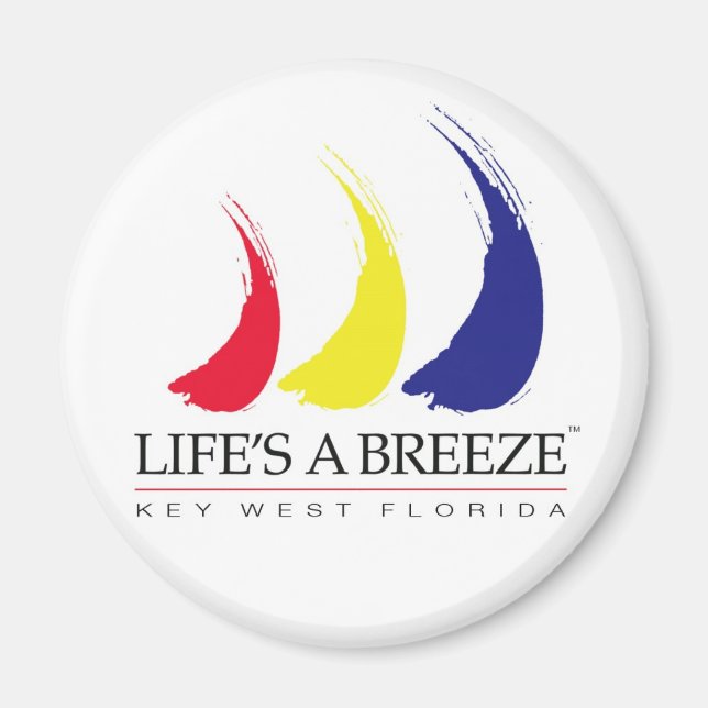 Das Leben ist ein Breeze™_Paint-The-Wind_Key West  Magnet (Vorne)