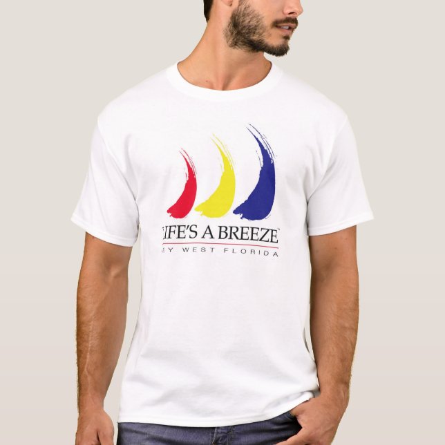 Das Leben ist ein Breeze®_Paint-The-Wind_Key WestT T-Shirt (Vorderseite)