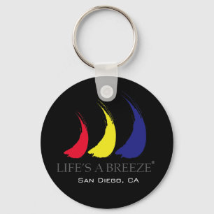 Das Leben ist ein Breeze™_Paint-The-Wind_San Die Schlüsselanhänger