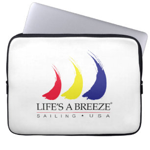 Das Leben ist ein Breeze®_Paint-the-Wind Splashy S Laptopschutzhülle