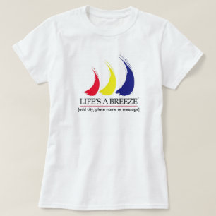 Das Leben ist ein Breeze®_Paint-The-Wind_Template T-Shirt