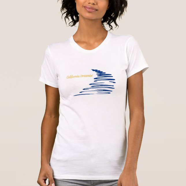Das Leben ist ein Breeze®_Squiggly Linien T-Shirt (Vorderseite)
