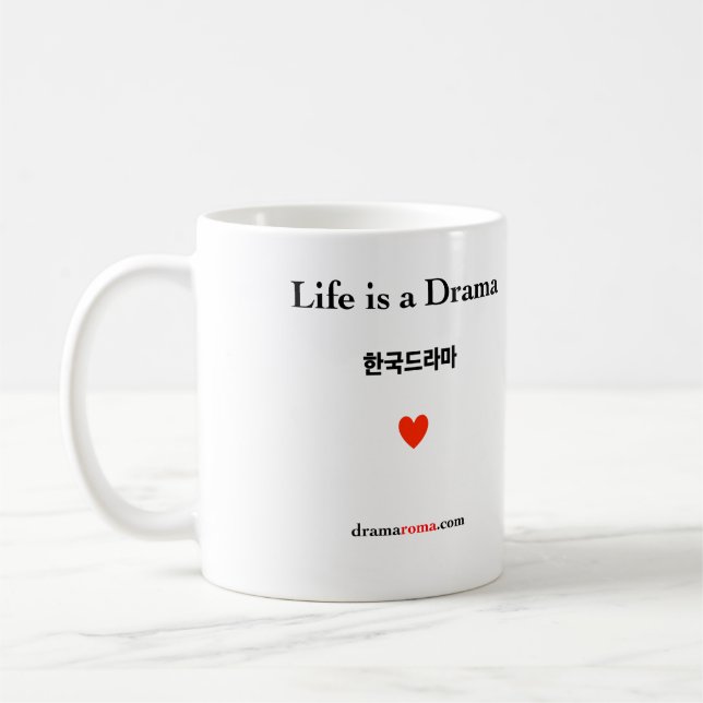 Das Leben ist ein Drama/eine Tasse für koreanische (Links)