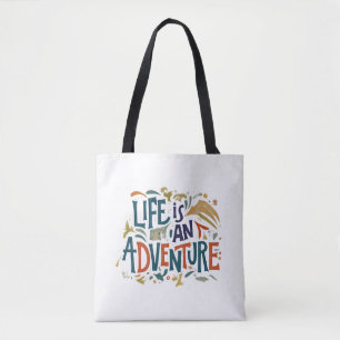 Das Leben ist ein Erlebnis - Schultertasche