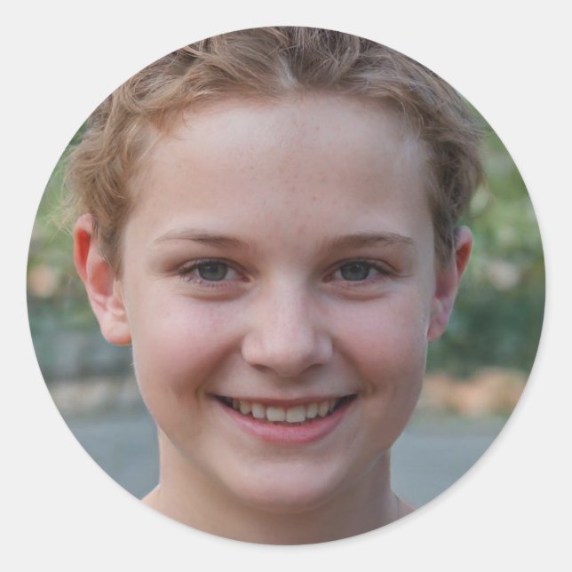 Das Leben ist ein Geschenk Runder Aufkleber (Vorderseite)