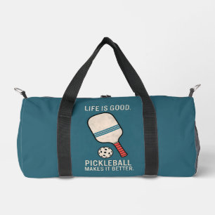 Das Leben ist ein gutes Pickleball macht es zu ein Duffle Bag