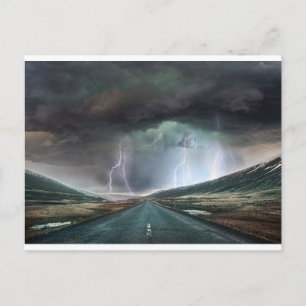 Das Leben ist ein Highway Postkarte