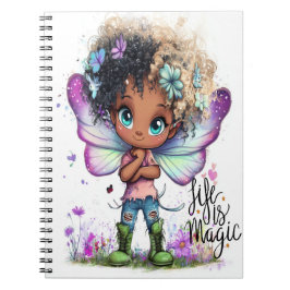 Das Leben ist ein magisches SpiralNotebook Notizblock