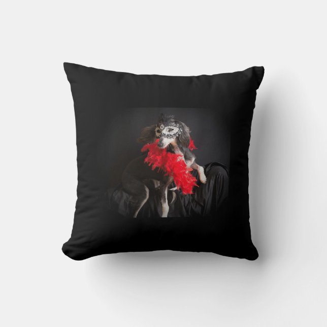 Das Leben ist ein Party-Kissen Kissen (Vorderseite)