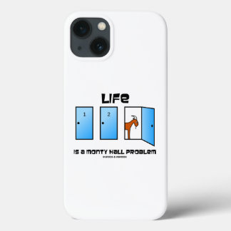 Das Leben ist ein Problem der Monty Hall drei Türe Case-Mate iPhone Hülle