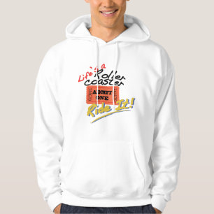Das Leben ist ein rollender Untersetzer Hoodie