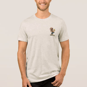 Das Leben ist ein schönes Bier lustiges Cartoon-T- Tri-Blend Shirt