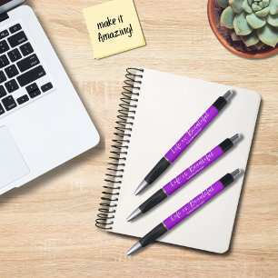 Das Leben ist ein schönes Business-Tagline-Blog Li Kugelschreiber