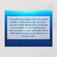 Das Leben ist ein Segen-Zitat