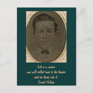 Das Leben ist ein Spiegel Postkarte