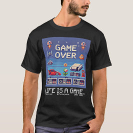 Das Leben ist ein Spiel..: Game Over (Spielkonsole T-Shirt