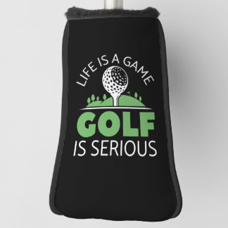 Das Leben ist ein Spiel Golf ist ernst. Headcover