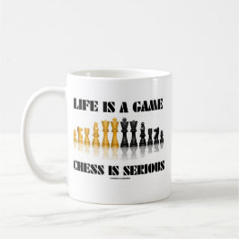 Das Leben ist ein Spiel-Schach ist ernst Kaffeetasse
