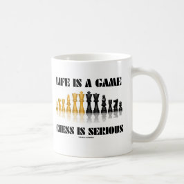 Das Leben ist ein Spiel-Schach ist ernst Kaffeetasse