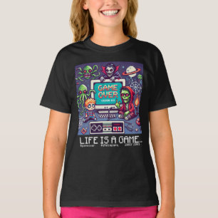 Das Leben ist ein Spiel..: Spielen Sie über (Kind  T-Shirt