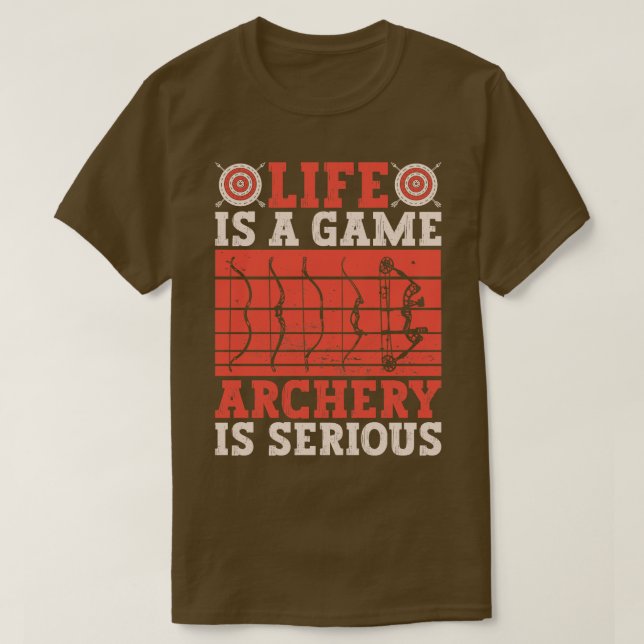 Das Leben ist ein Spielgeschoss ist ein ernsthafte T-Shirt (Design vorne)