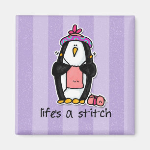 das Leben ist ein Stich Magnet