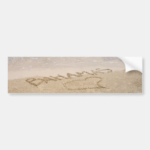 Das Leben ist ein Strand Autoaufkleber