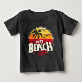 Das Leben ist ein Strand Baby T-shirt