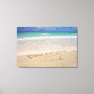 Das Leben ist ein Strand - Canvas Print Leinwanddruck