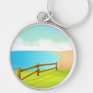 Das Leben ist ein Strand Schlüsselanhänger