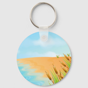 Das Leben ist ein Strand Schlüsselanhänger