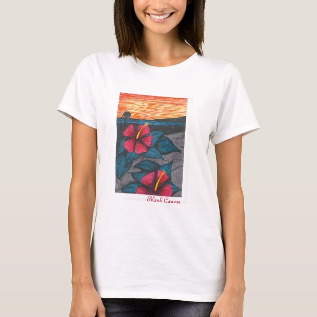 Das Leben ist ein Strand T-Shirt (Vorderseite)
