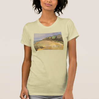 Das Leben ist ein T - Shirt am Strand