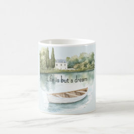 Das Leben ist ein Traumseeboot Kaffeetasse