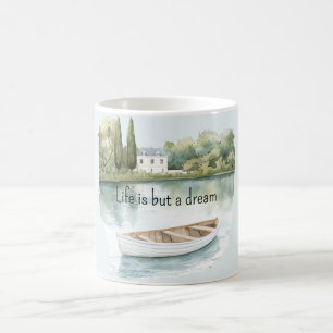 Das Leben ist ein Traumseeboot Kaffeetasse
