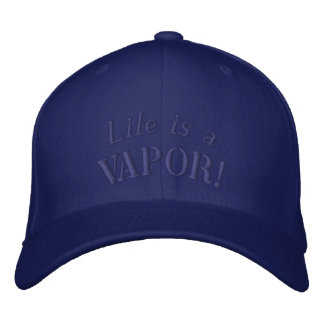 Das Leben ist ein Vapor+++bestickter Baseballhut Bestickte Baseballkappe