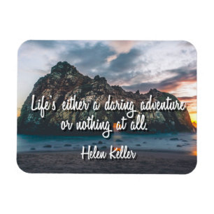 Das Leben ist ein waghalsiges Abenteuer-Magnet Magnet