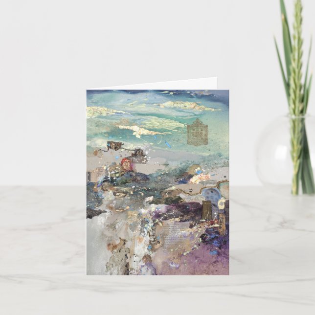 Das Leben ist eine große Leinwand Karte (Vorderseite)