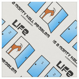 Das Leben ist eine Monty Hall Tür-Ziege Stoff