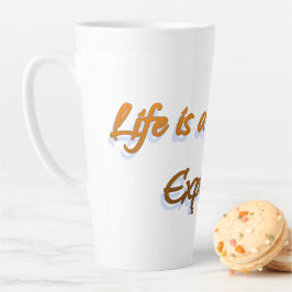 Das Leben ist eine Reise Milchtasse