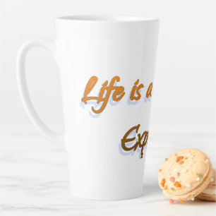 Das Leben ist eine Reise Milchtasse