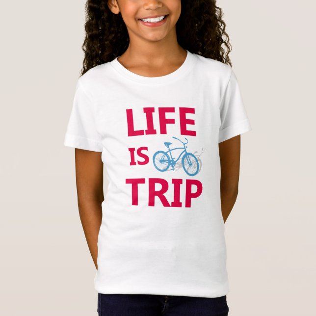 Das Leben ist eine Reise T-Shirt (Vorderseite)