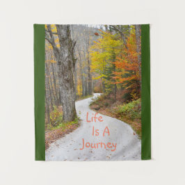 Das Leben ist eine Reise Wandteppich