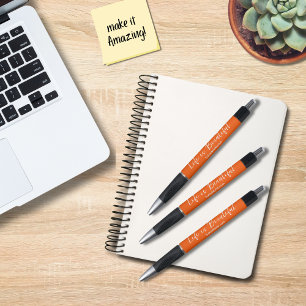 Das Leben ist eine schöne Business-Tagline Blog Or Kugelschreiber