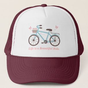 Das Leben ist eine schöne Fahrt Fahrrad Lebenszita Truckerkappe