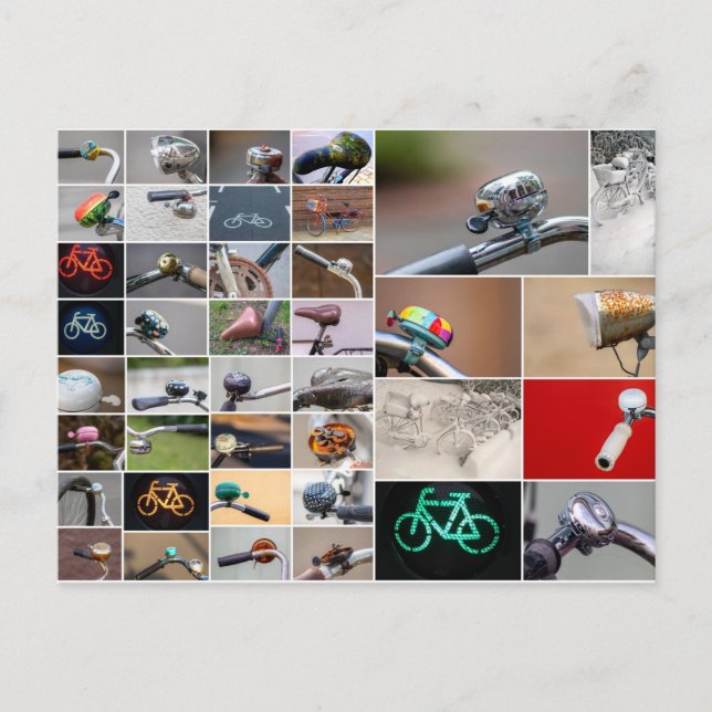 Das Leben ist eine schöne Fahrt mit dem Fahrrad! Postkarte (Vorderseite)