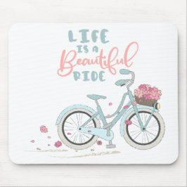 Das Leben ist eine schöne Fahrt Mousepad